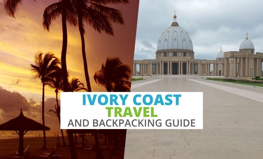 A collection of Ivory Coast travel and backpacking resources including Ivory Coast travel, entry visa requirements, employment for backpackers, and French phrasebook.