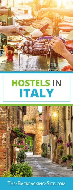 Budget travel and hostels in Italy including: Abruzzo hostels, Calabria hostels, Campania hostels, Emilia Romagna hostels, Friuli-Venezia Giulia hostels, Lazio hostels, Le Marche hostels, Liguria hostels, Lombardy hostels, Molise hostels, Piemonte hostels, Puglia hostels, Rimini hostels, Rome hostels, Sardinia hostels, Sicily hostels, Trentino Alto Adige hostels, Tuscany hostels, Umbria hostels, Valle d’Aosta hostels, and Veneto hostels.