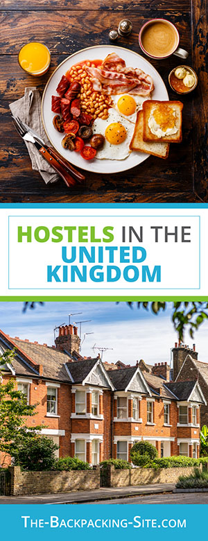 Budget travel and hostels in United Kingdom including: England hostels, Scotland hostels, Northern Ireland hostels, and Wales hostels.