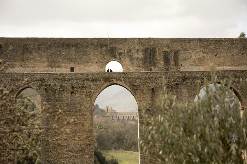 Ponte delle Torri in Spoleto - one of Italy's hidden gems