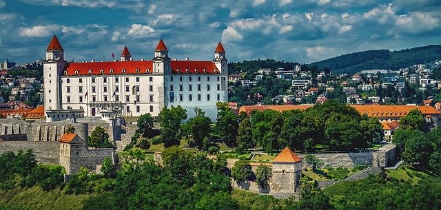 Visit Bratislava when backpacking Slovakia
