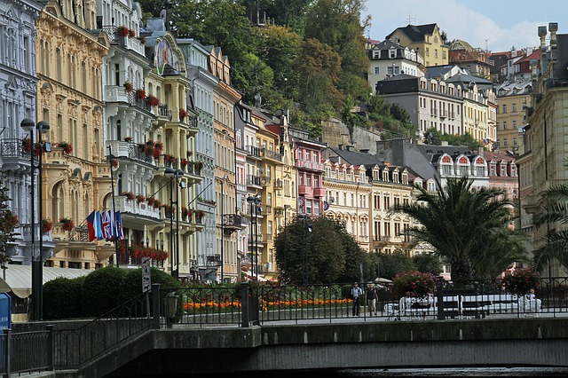 Visit Karlovy Vary when Backpacking Czech Republic
