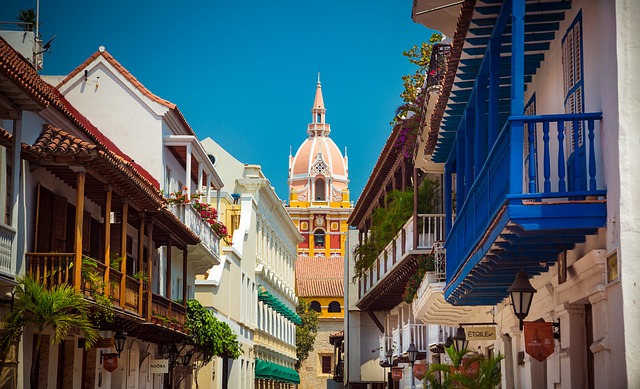 Visit Cartagena when backpacking Colombia