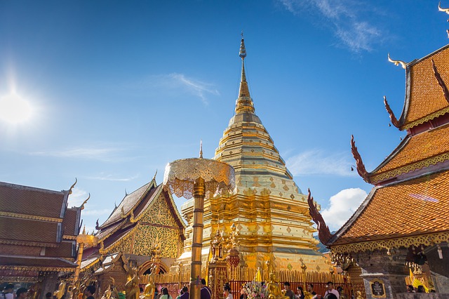 Chedi in Chiang Mai, Thailand