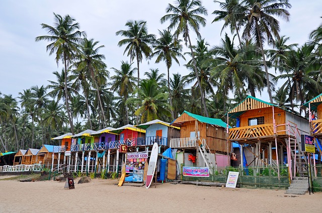 Beach in Goa, India