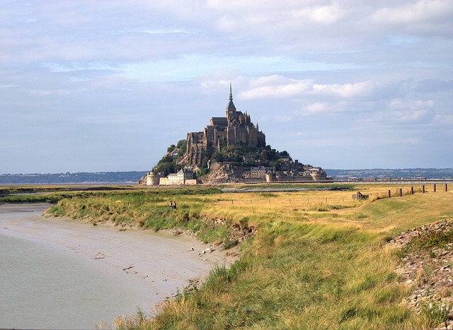 Visit Mont Saint Michel when backpacking France