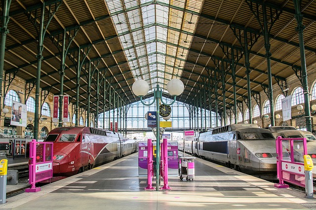 Gare du Nord Train Station in Paris, France