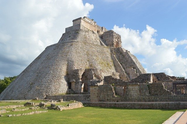 Mayan Pyramid near Cancun, Mexico
