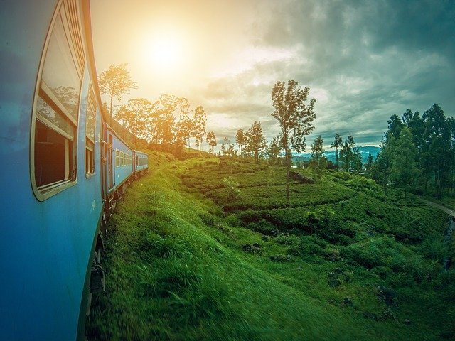 Train is one of the best ways to backpack in Sri Lanka