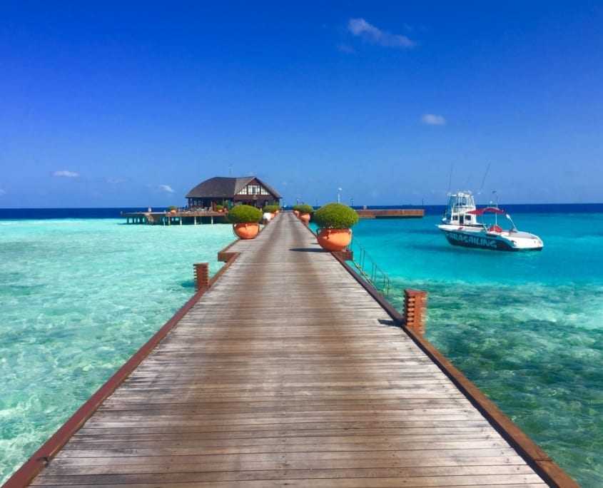 Travel by Boat when backpacking in The Maldives