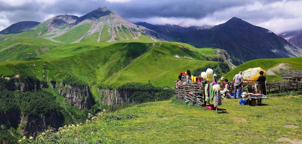 The Caucasus Mountains in Georgia