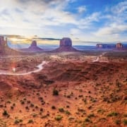 Monument Valley along the Route 89 - one of the great American road trips