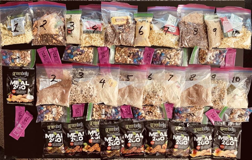 Cold Soak Food Prep when backpacking without a stove
