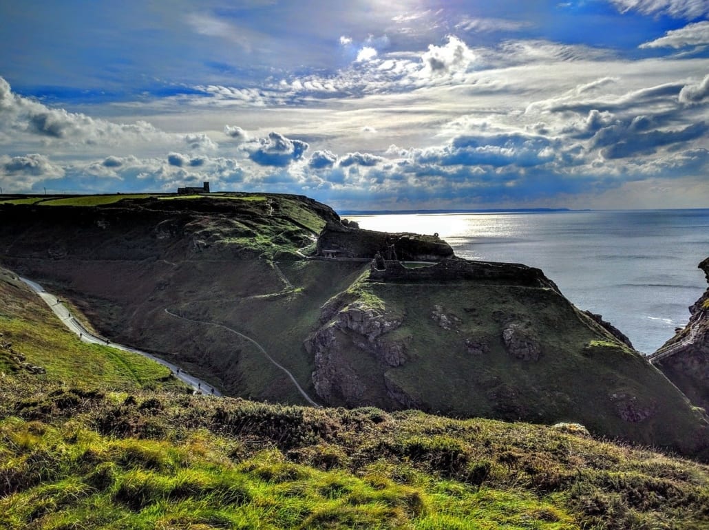 Tintagel Castle on the Atlantic Highway in England - UK road trips