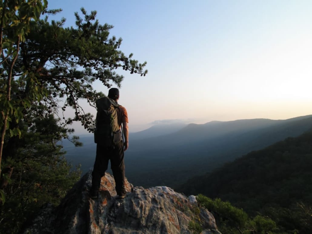 Flagg Mountain on the Pinhoti Trail