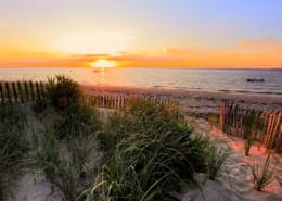 Sunset on Cape Cod Bay