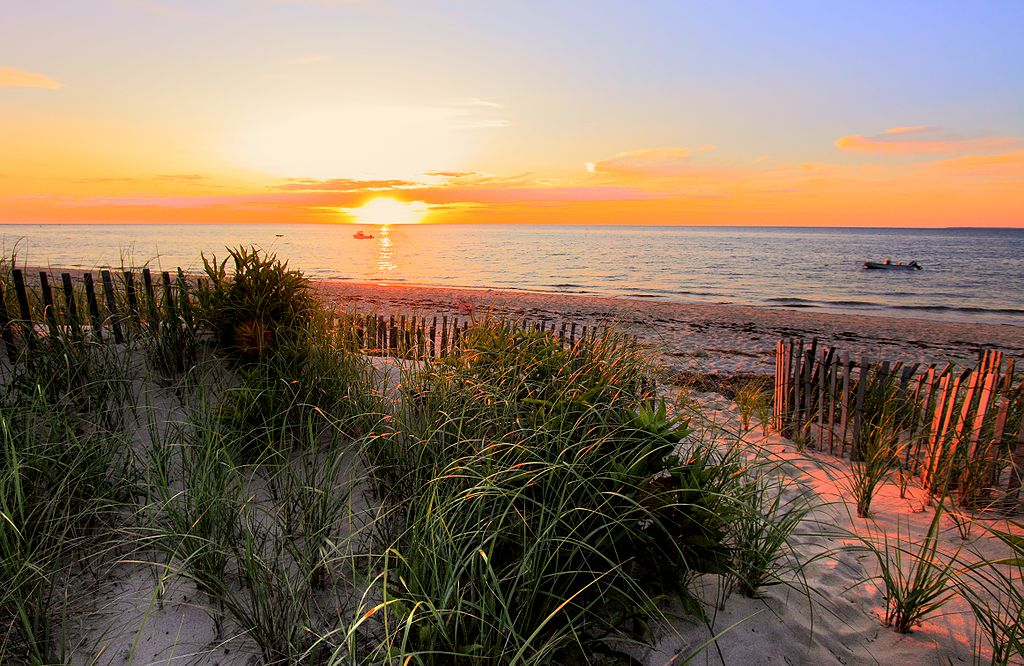 Take a road trip from NYC and enjoy sunset on Cape Cod Bay