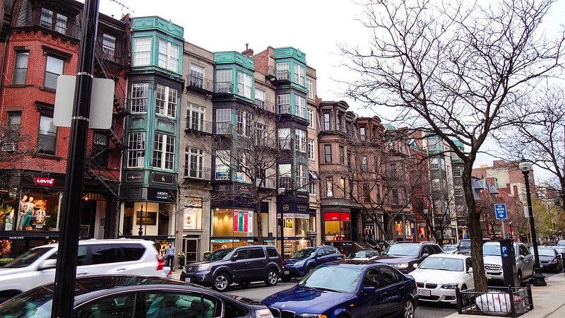 Hidden Gems in Boston: Newbury Street - eight blocks filled with salons, boutiques, and dining.