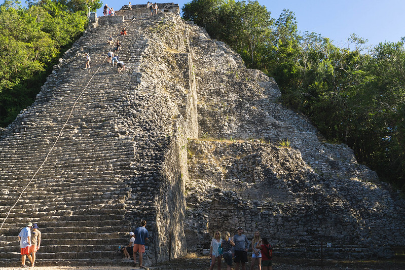 Climb the Coba Mayan Ruins on your daytrip in Quintana Roo