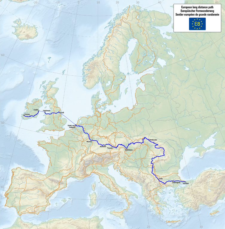 Walk the start of the E8 Long-Distance Trail - one of the best long distance hikes in Ireland