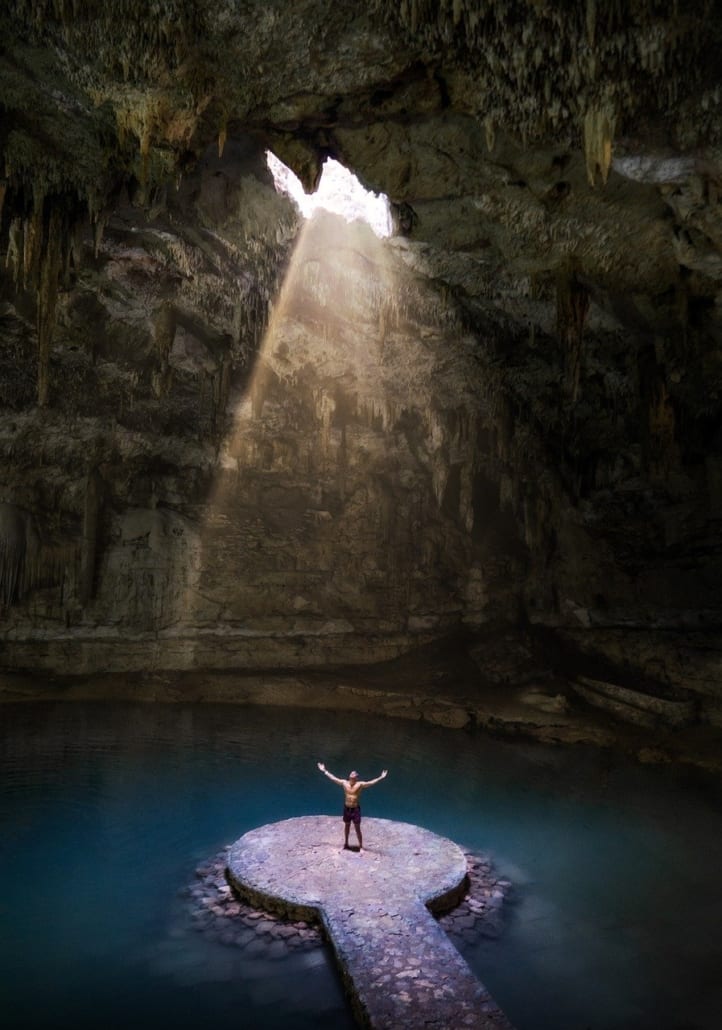 The Suytun Cenote near the town of Valladolid