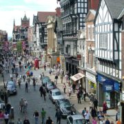 Visit the walled city of Chester in the UK