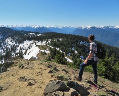 Backpacking in Olympic National Park in Washington