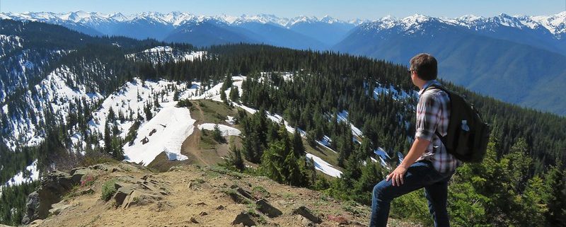 Backpacking in Olympic National Park in Washington