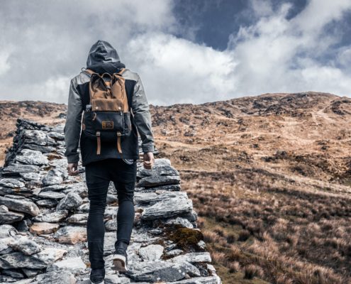 Yes! You can use a regular backpack for hiking