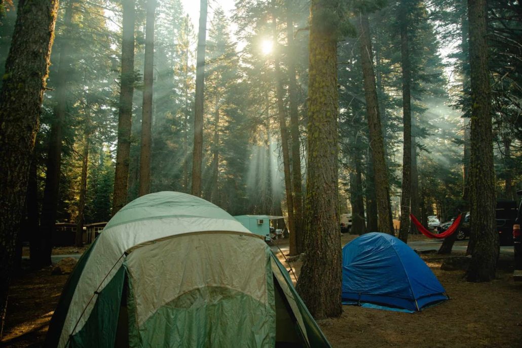 Especially when faced with rain, picking the right campsite is crucial