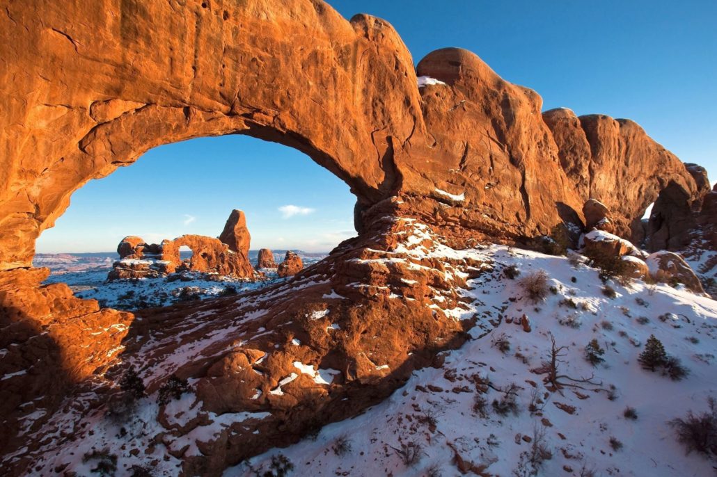 Experience Arches National Park during the winter months