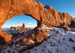 Experience Arches National Park during the winter months