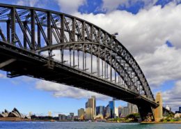 Strolling around Sydney's famous waterfront