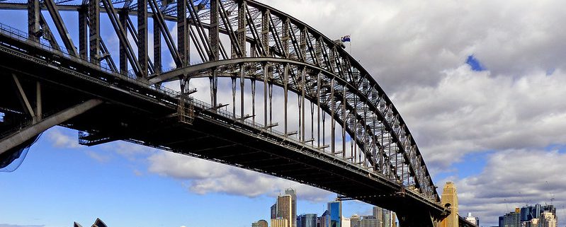 Strolling around Sydney's famous waterfront