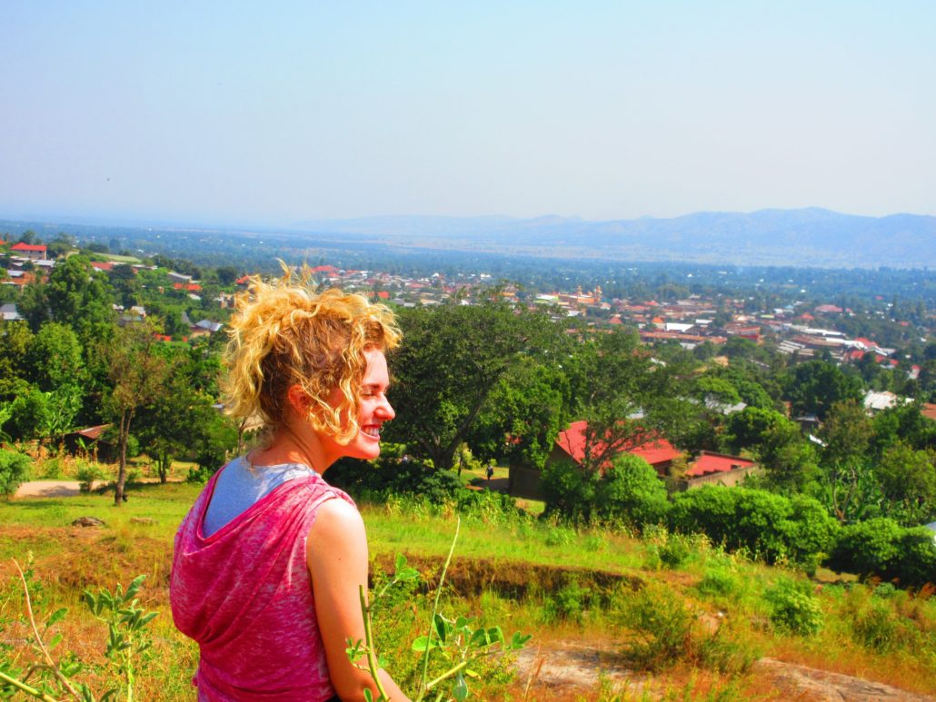 Traveling solo in Uganda near the Rift Valley Escarpment from Bwera, Kasese