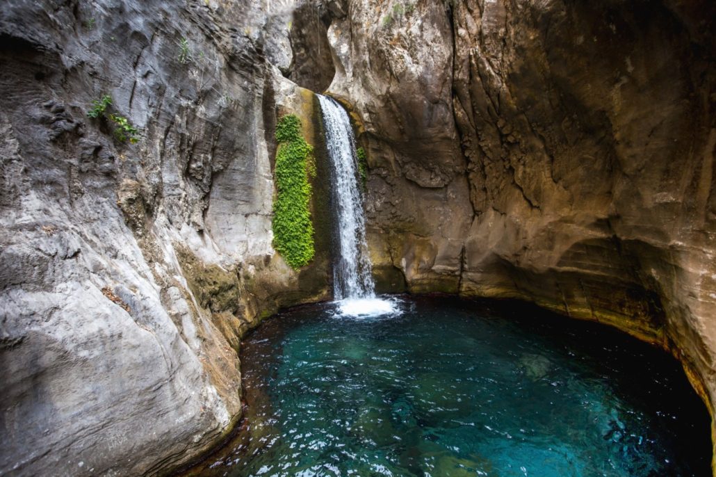 Sapadere Canyon Waterfall