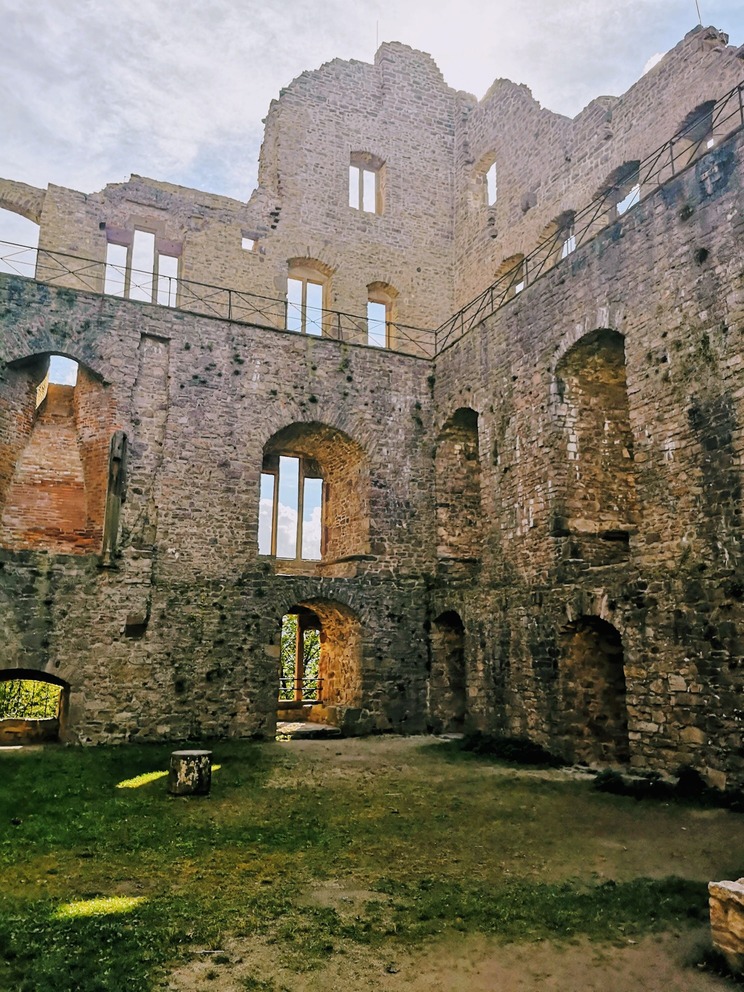 The ruins of Hohenbaden Castle on the Panorama trail