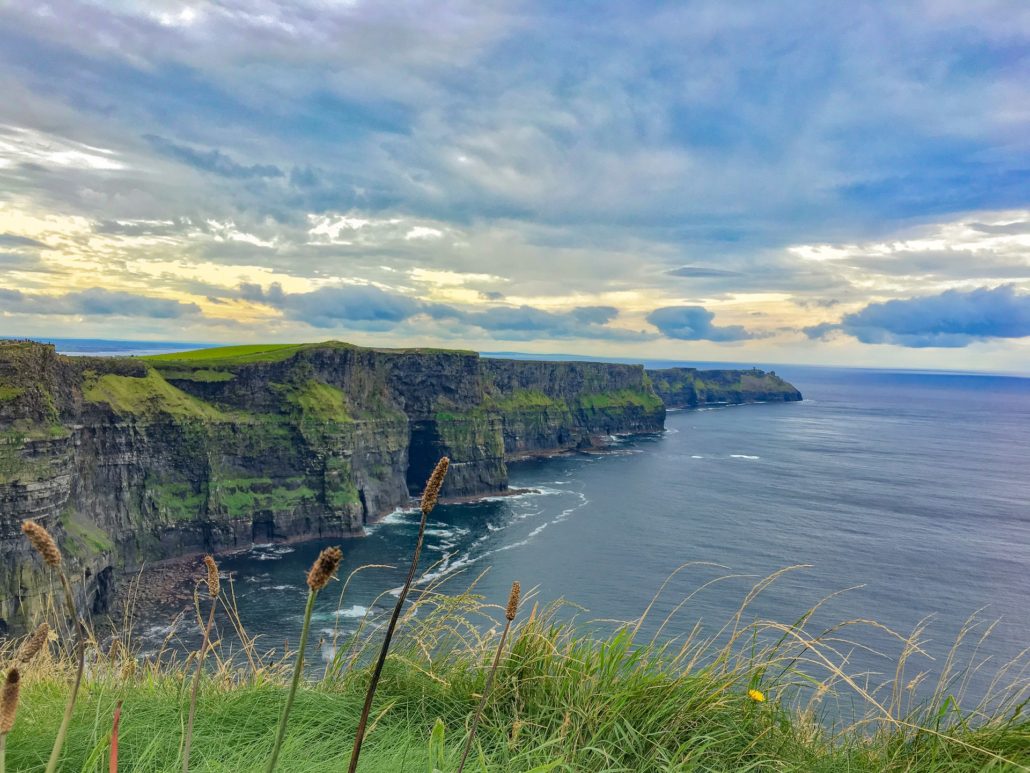 Don't miss the Cliffs of Moher on the west coast of Ireland