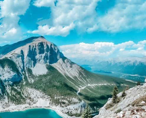 Take in the view from Ha Ling peak on one of Alberta's best day hikes