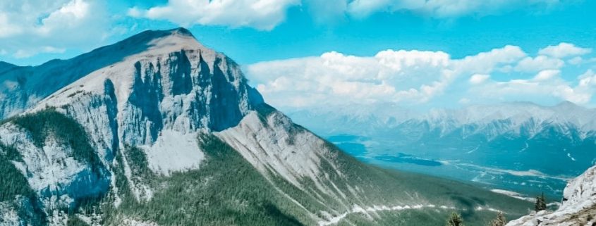 Take in the view from Ha Ling peak on one of Alberta's best day hikes