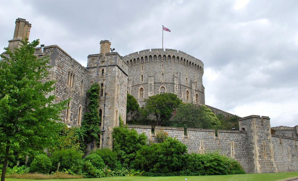 Windsor Castle, just outside of London