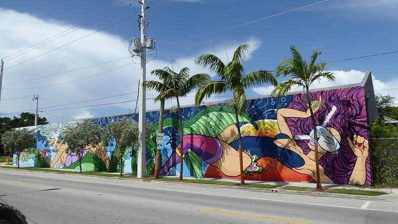 Pops of color around every corner in the Wynwood neighborhood