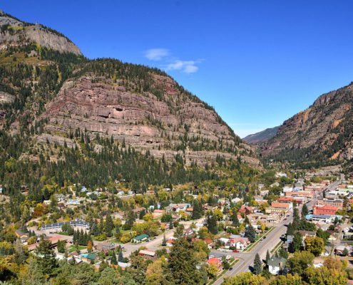 Ouray - known as the Little Switzerland of Colorado