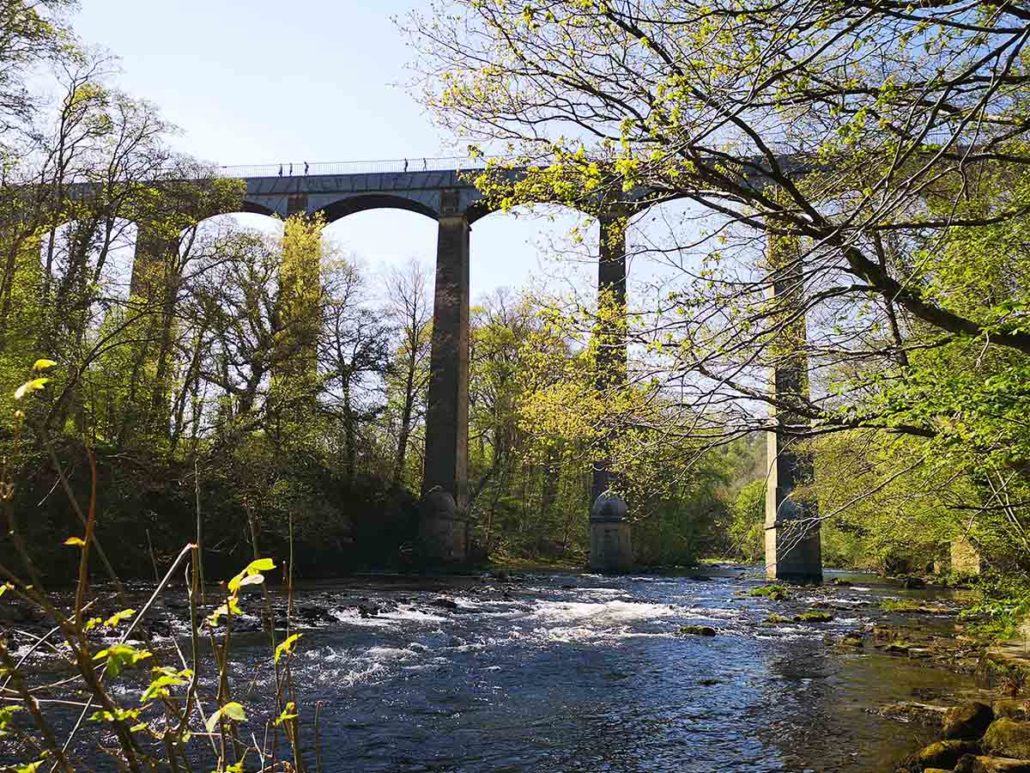 The Pontcysyllte Aqueduct in Wales, a UNESCO World Heritage Site