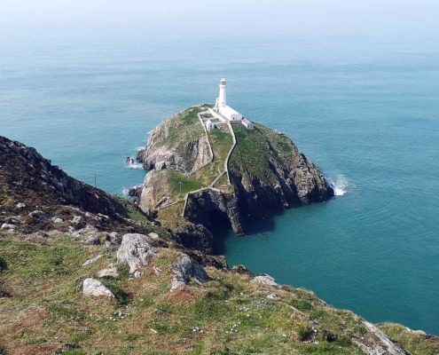 Visit historic South Stack perched atop dramatic cliffs