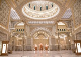 The stunning and extravagant Qasr Al Watan in Abu Dhabi