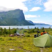 Summer is the best time to go camping in Norway
