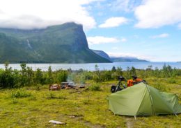 Summer is the best time to go camping in Norway