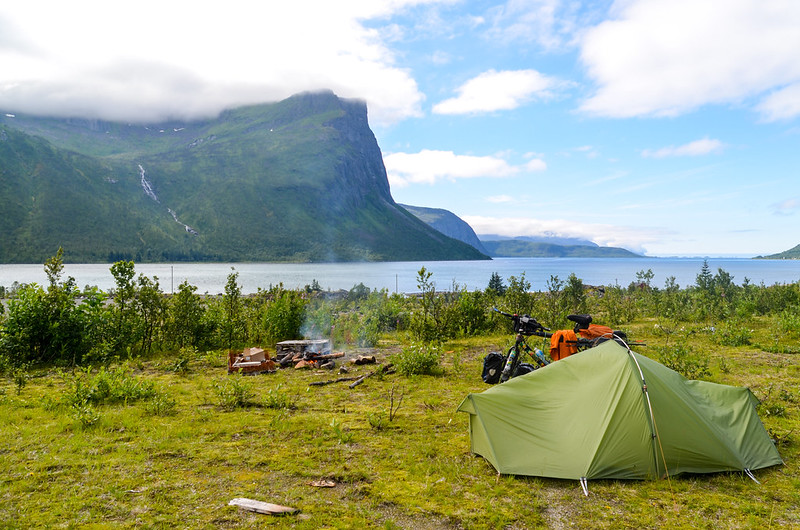 Summer is the best time to go camping in Norway