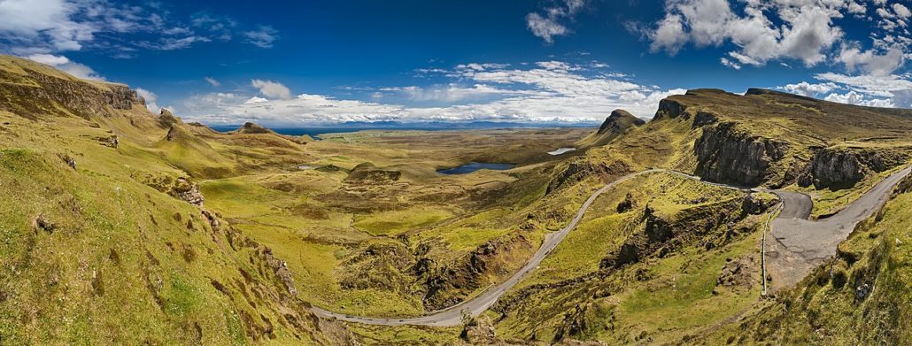 The stunning landscape of Isle of Skye - best discovered by camping